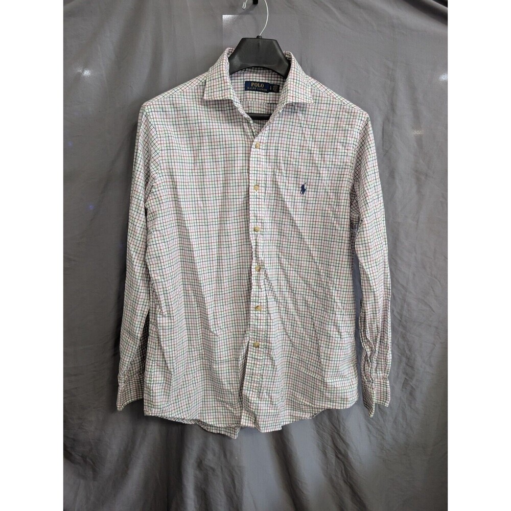 Polo Ralph Lauren Shirt L Multi Color Striped Business Casual Large Mens